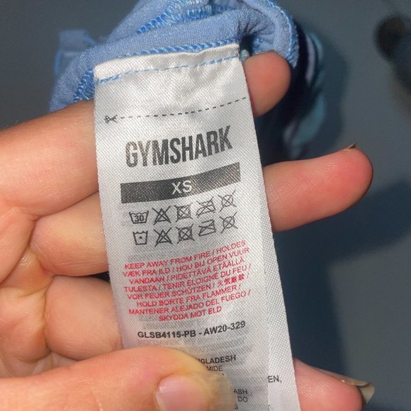 gymshark adapt fleck sports bra light blue - Picture 3 of 3